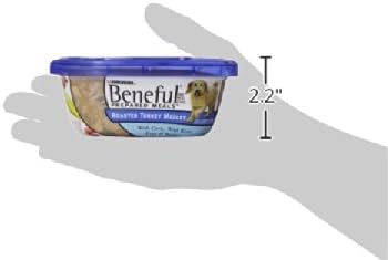 Beneful Purina Gravy Wet Dog Food, Prepared Meals Roasted Turkey Medley - (8) 10 oz. Tubs (Pack of 2)