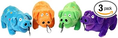 Multipet Polka Plush Pig Dog Toy3