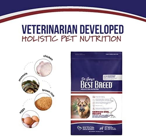 Best Breed Dr. Gary’s German Dog Diet, Digestive Health & Skin Support, 13 lb Bag