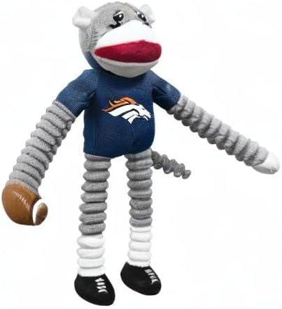 Littlearth NFL Philadelphia Eagles Sock Monkey Pet Toy, Team Color, One Size