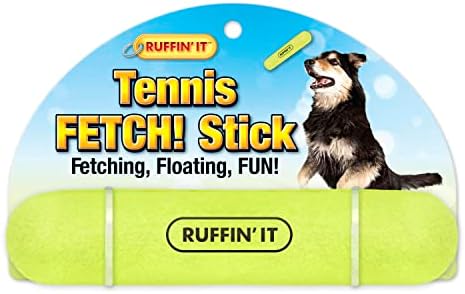 Ruffin' It Tennis Fetch Stick for Dogs - Dog Chew Toy for Park, Home, or Beach
