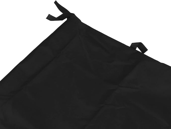 Oxford Cloth Hamster Cage Bottom Cover, Breathable Leakproof Chassis Liner for Guinea Pig with Removable Support for Furniture, Floors, and Beds (Black)