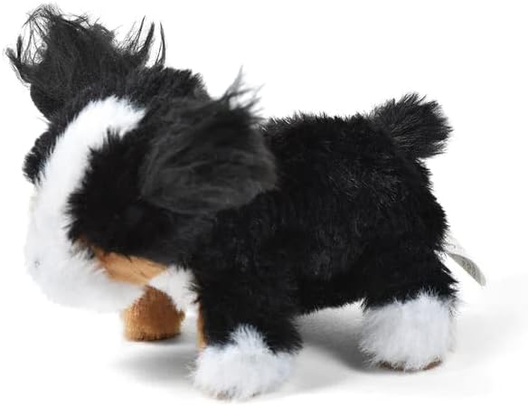 Oscar Newman Bernese Mountain Dog Pipsqueak Toy, 5-inch Length, Multicolor