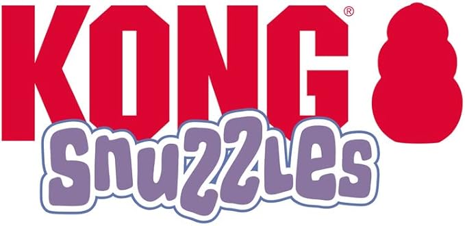 KONG Snuzzles Dog Toy, Plush Squeaker, Crinkle Sounds, Soft Durable Indoor Play (Bear, Medium)