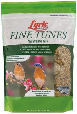 Lyric 2647409 Fine Tunes Wild Bird Food, No Waste Mix, 5 Lbs. - Quantity 8