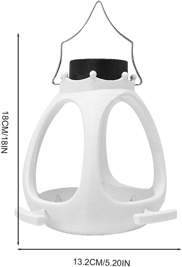 Solar Bird Feeder for Outdoors Hanging,2026 New Crown Wild Bird Feeders for Outside,Weatherproof Bird Houses for Backyard Birding & Wildlife Decor