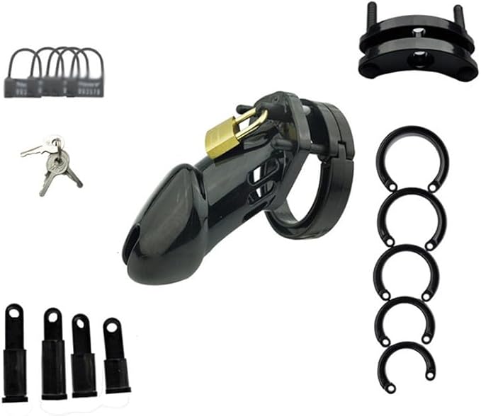 Black Plastic Long Multi-Functional Sports Protection Cage, Wearable Birdcage, Unique Birdcage Style