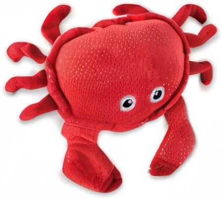 Fringe Studio Squeaker Pet Toy, Crab (289647) Medium