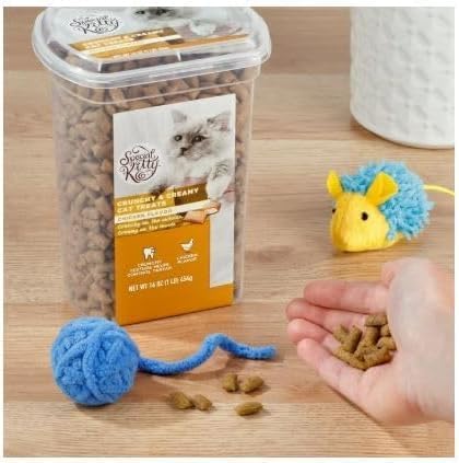 Special~Kitty Crunchy and Creamy Cat Treats Chicken Flavor, 16-oz