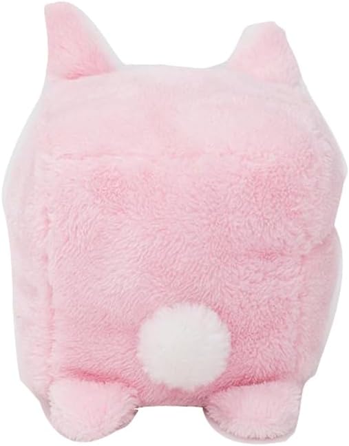 ZippyPaws - Squeakie Blocks, Stuffing Squeaky Plush Dog Toy, Square Shape for Endless Fun - Bunny