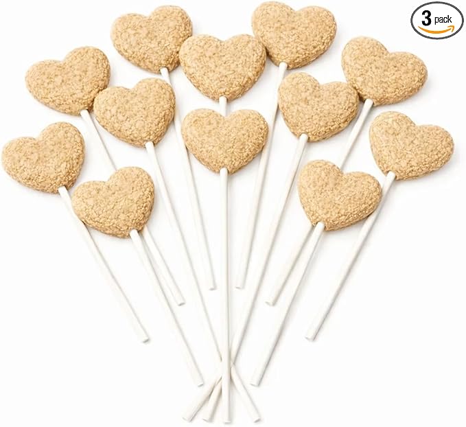 Freeze Dried Cat Treats Chicken Lollipops 12 Pops - High Protein Lickable Chicken Treats on Stick for Training Bonding - Cat Snacks No Artificial Flavors Preservatives for Kittens Cats All Ages