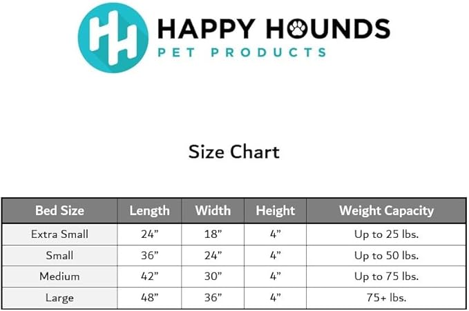 Happy Hounds Oscar Rectangle Orthopedic Foam Sherpa Dog Bed, Medium (42 x 30 in.), Pewter