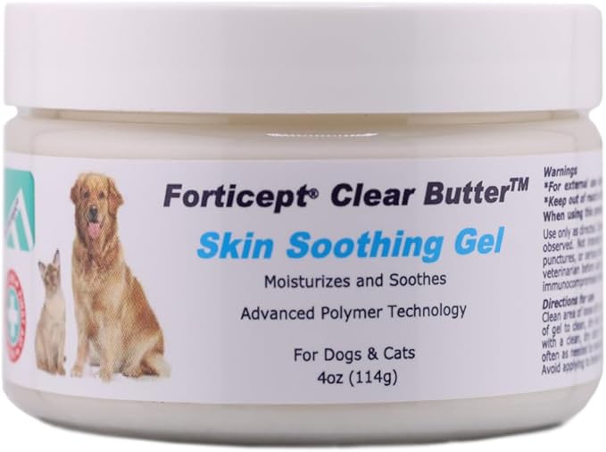 Forticept Hot Spot & Wound Care Kit, Itch Relief Spray for Dogs and Cats 8 oz + Promote Healing Wound Hydrogel 4 oz. + Self-Adhesive Wrap, First Aid for Dogs and Cats