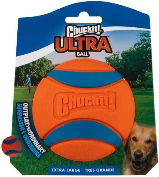 Chuckit! 170401 Dog Toy, XL, Rubber, Blue/Orange