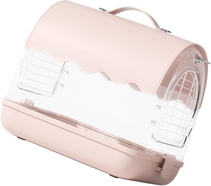 1Set Canaries Bird Cages House Parrots Travels Cage Transparents Birdcage Watching Cage Bird Lover Accessories