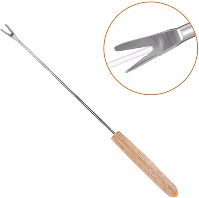 AYNEFY 6pcs Set Bird Cage Cleaner Kit, Brush Tool Stainless Steel Poop Remover Bird Cage Accessories Suitable for Rabbit Cages, Hamster Cages, Cages