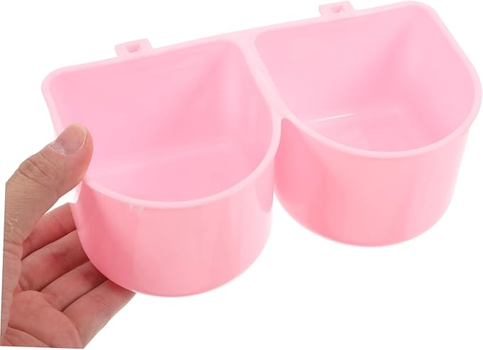 GALPADA Hanging Pet Bowl Multi-Purpose Dog Cat Feeder Detachable Crate Water Bowl Bird Cage Food for Parrot