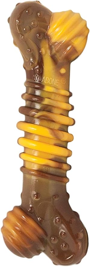 Nylabone Flavor Frenzy Dura Chew Texture Bone Cheesesteak Flavor Wolf