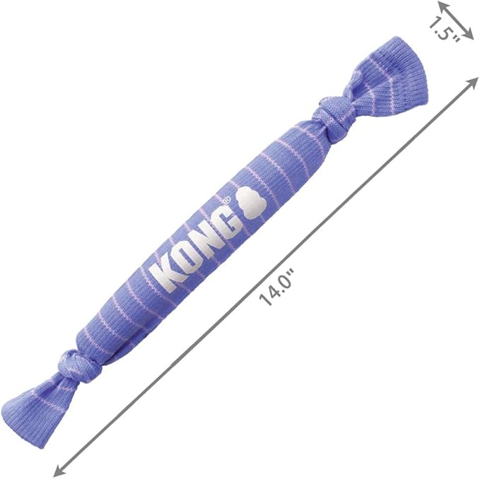 KONG Signature Crunch Single Rope Puppy Toy, Small/Medium