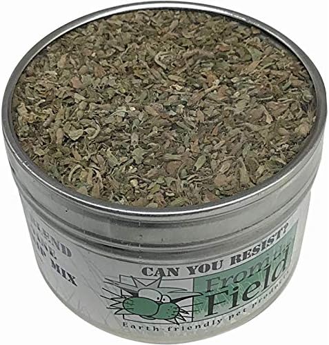 from The Field | Ultimate Blend Catnip & Silver Vine Mix 1 oz Tin | Potent Natural Cat Treat | USA-Grown & Eco-Friendly | Great for Cats Unresponsive to Catnip | Encourages Play & Exercise
