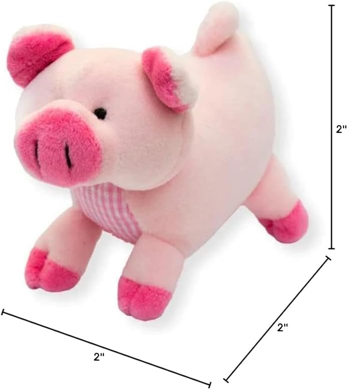Oscar Newman Pipsqueak Animal Tiny Toys, 7-inch Length