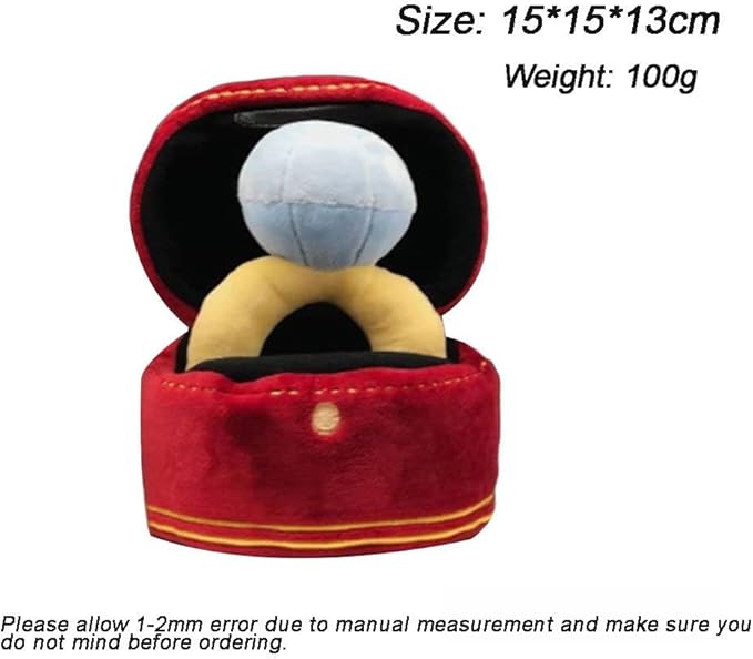HomeSoGood Squeak Plush Toy, Interested Diamond Ring Case, Stuffed Pet Chew Soft Pet Supplies Dog Toy for Dog Wedding