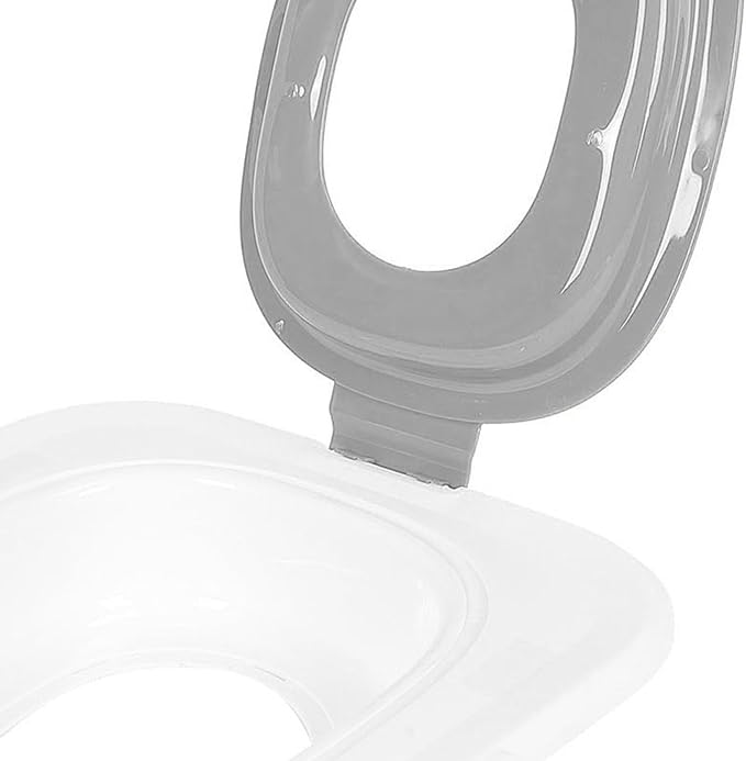 Gray Reusable Cat Toilet Training Kit with Removable Urinal for Pet Litter Box System and Home Bathroom (Gray)