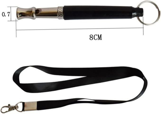 Kisangel 1set Pet Training Tool Set Clicker Whistle and Rope Practical Training Essentials for Puppies and Dogs
