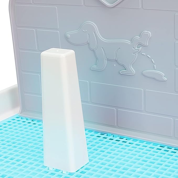 Puppy Training Toilet, Dog Training Toilet Pad Cat Potty Fence Dog Scheduled Urination Potty Tray, 18.3 x 13.9 x 9.3in