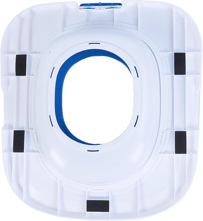 Sorandy Cat Toilet Training Kit, Reusable Pet Toilet Trainer, Detachable Cat Litter Box with Hygienic Design, Ideal for Cats & Pet Training (Blue)