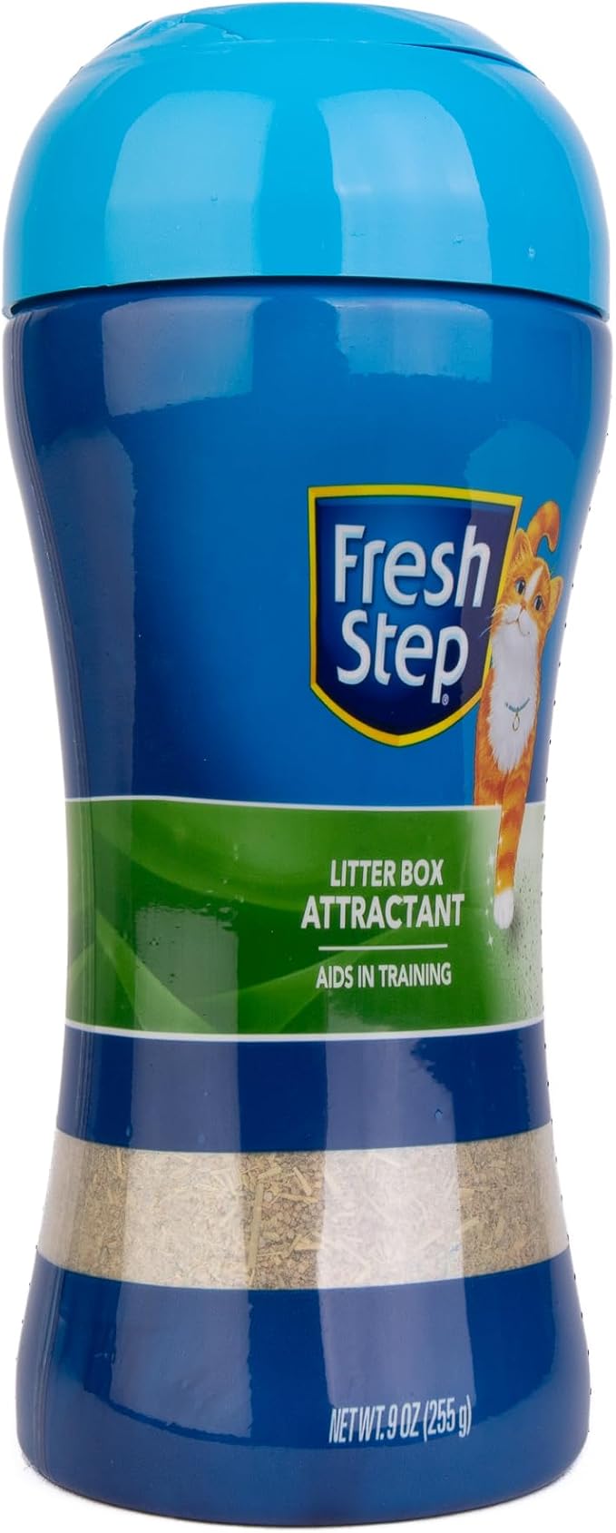 Fresh Step Litter Box Attractant Powder, Cat Litter Training Aid to Encourage Litter Box Use, Herbal Blend Additive Works with Any Litter Type for Cats and Kittens, No-Mess Bottle, 9 Ounce - 3 Pack