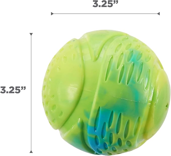 Outward Hound Grunt N' Punt Tennis Ball - Fetch Ball Dog Toy, Multi (Pack of 4)
