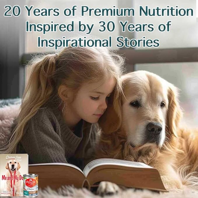 Chicken Soup for The Soul Pet Food - Classic Wet Dog FoodSoy Free, Corn Free, Wheat Free | Dry Dog Food Made with Real Ingredients No Artificial Flavors or Preservatives