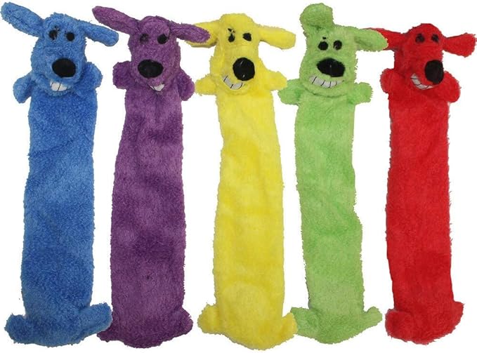Multipet International DMP47741 Loofa Light-Weight Unstuffed Plush Dog Toy, 18-Inch