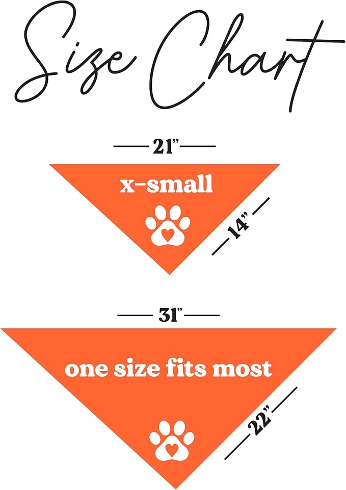 Pup Cup Addict Pupuccino Dog Bandana (Orange, OS 1106)
