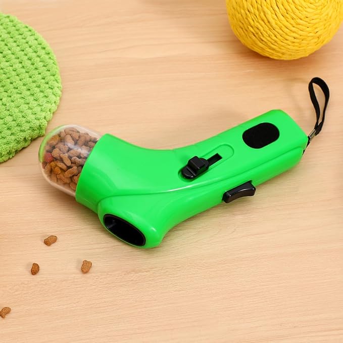 UKCOCO Cat Treat Launcher Toy Treat Feeder Dog Toy Cat Treat Dispenser Toy Dog Treat Dispenser Launcher for Dogs Treat Dispensing Toy Puppy Toy Dog Snack Launcher Food Ball Thrower