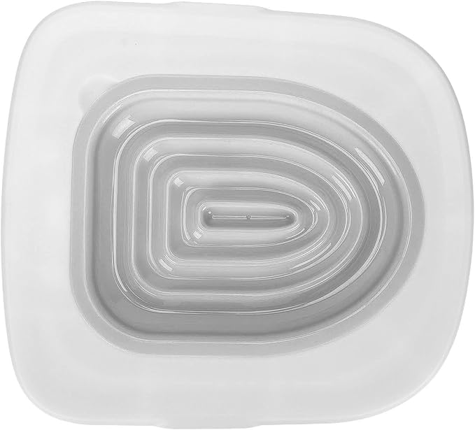 Cat Toilet Training System - Reusable Potty Kit With Sturdy Tray and Gray Inner Support for Teaching Cats to Use Toilet (White)