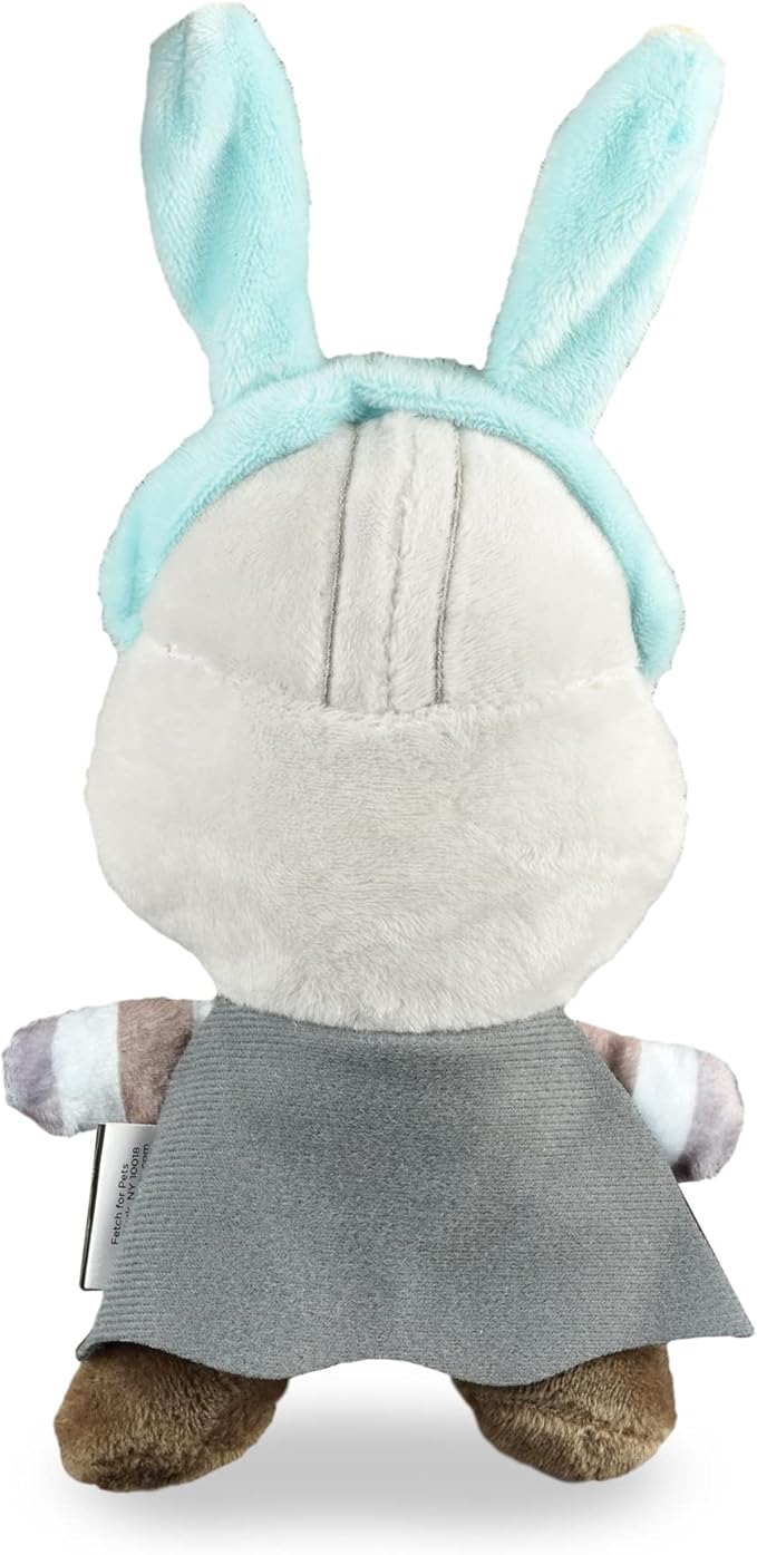 STAR WARS Easter 9" Mandalorian Easter Bunny Squeaker Pet Toy |9” Plush Squeaker Easter Mandalorian Pet Toy | Toy for Dogs Easter Stuffed Mandalorian 9 inch, Mandalorian Bunny (Pack of 2)