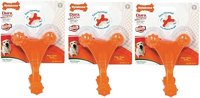 Nylabone (3 Pack) Dura Chew Axis Bone Dog Chew Toy