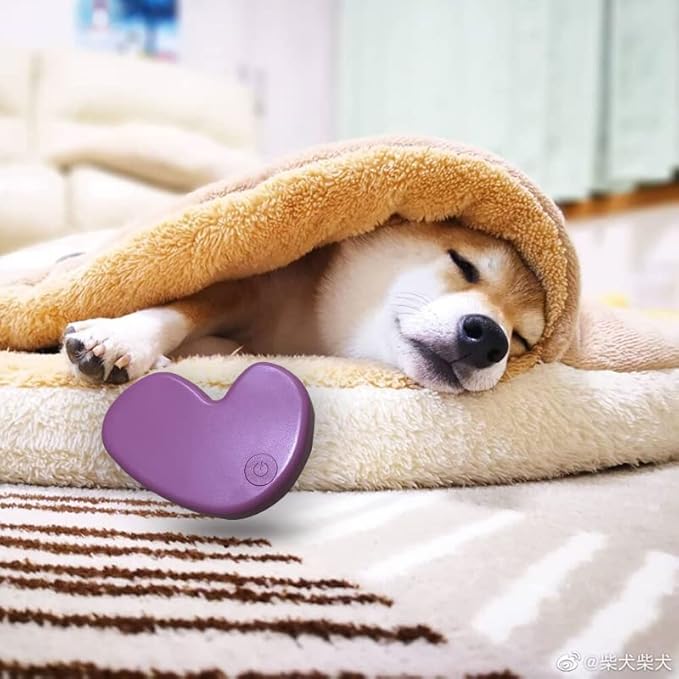 Heartbeat Box Puppy Toy Heartbeat Simulator Replacement Soother for Pet Behavioral Training Sleep Aid Calming Toys Cat Kitten Dog Pet Anxiety Relief and Calming Aid No Plush Toy