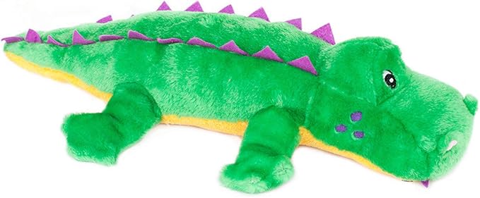ZippyPaws ZP271 Alvin The Alligator Squeak Toy