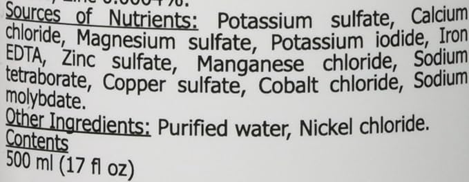 Brightwell Aquatics FlorinMulti - Multi-Nutrient Supplement for Planted Aquariums - Supports Healthy Growth, Macro & Trace Elements, Ideal for Shrimp & Plants, 500 ml