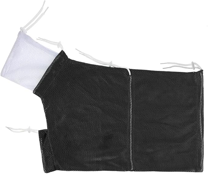 Ibluelover Breathable Mesh Cat Bathing Bag Adjustable Cat Washing Bag Anti Scratching Shower Bag for Nail Trimming Grooming