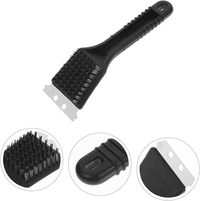 Yardwe Stainless Steel Birdcage Brush Bird Droppings Remover Bird Cage Small Cleaning Accessory Parrot Cage Hygiene Brush