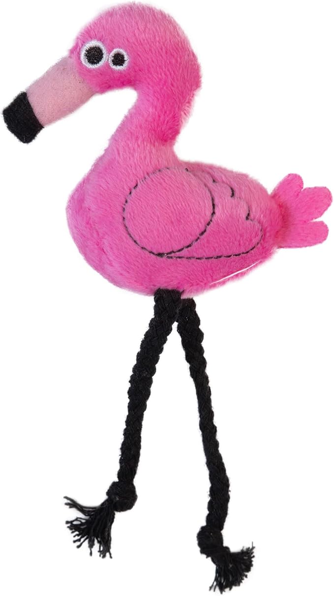 Mad Cat Flingin' Flamingo Catnip & Silvervine Cat Toy, Pack of 2