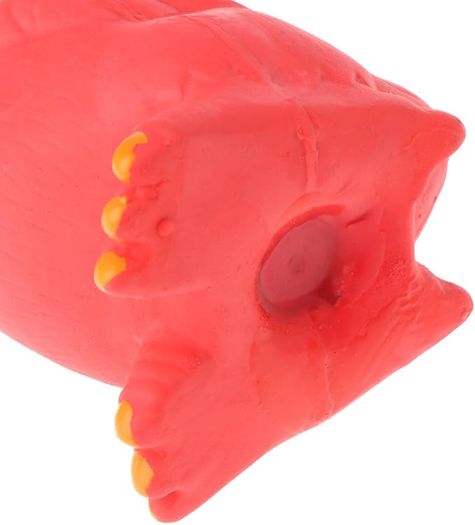 Dog Screaming Chicken Toys, Latex Pets Cats Squeaky Sound Decompression Toy (Black)