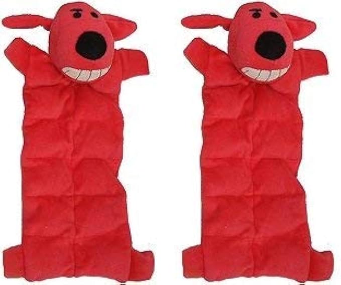 Multipet Loofa Squeaker Mat 12" Color:Assorted Size:Pack of 2