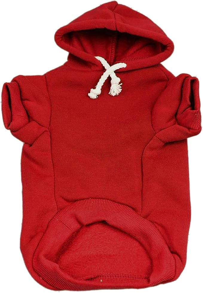Emotional Support Animal (ESA) Pullover Fleece Lined Dog Hoodie (Hooded Sweatshirt) Assorted Colors