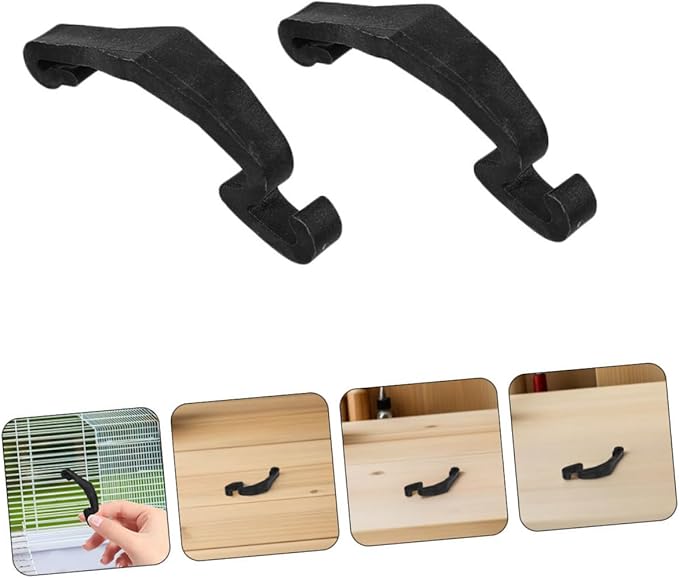 24pcs Small Pet Cage Lock Buckle Plastic Cage Clips Wire Edge Connector DIY Assembly Suitable for Rabbits and Hamsters