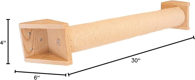 Armarkat Cat Wall Climber Series: Scratching Post W1907D, Natural Beige Medium (Pack of 3)